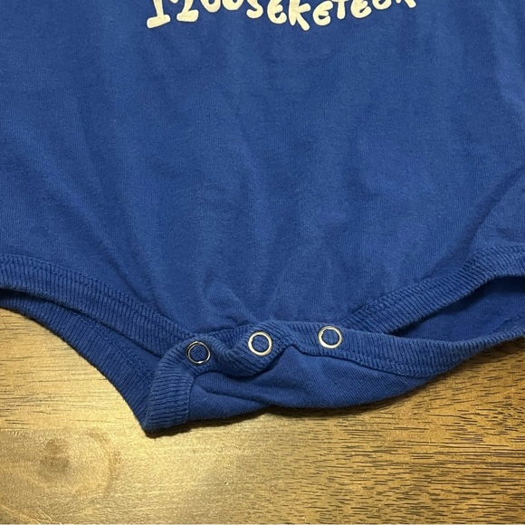 Vintage Walt Disney World Baby Future Mouseketeer Mickey Mouse Onesie - Picture 3 of 7